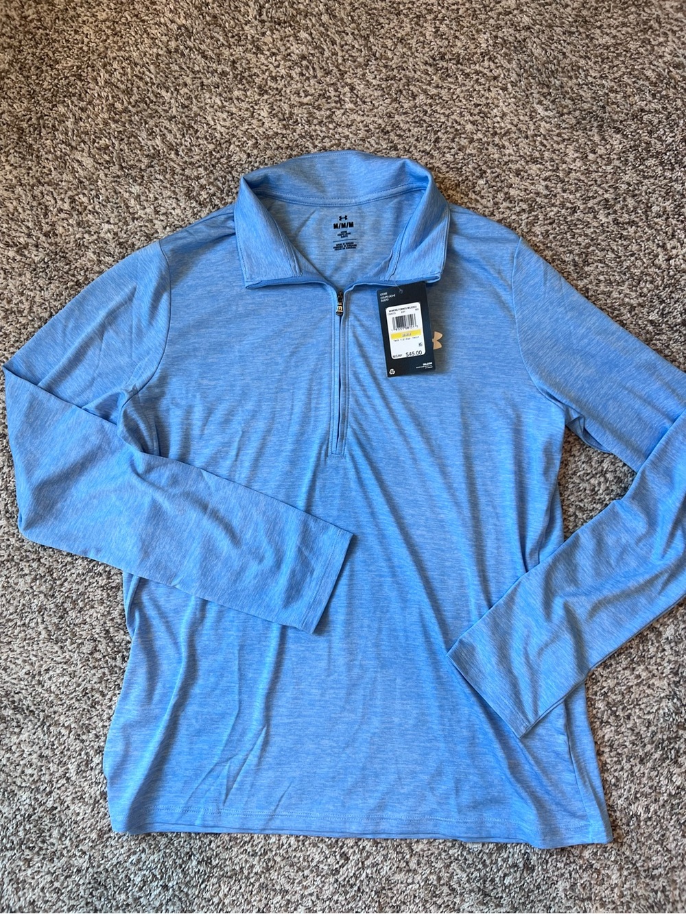 UA Women’s Velocity Half Zip NWT